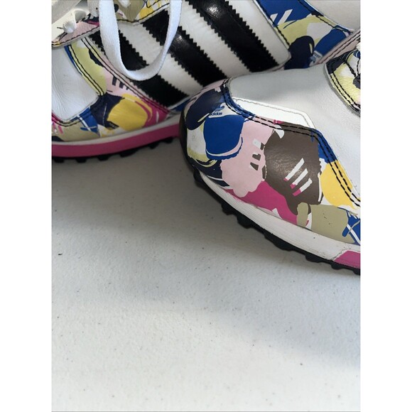 Adidas ZX 700 ORIGINALS Men Colorblock White Black Bloom Sneaker Size 10.5 main image 4